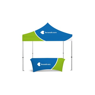 10x10' Steel Tent Kit w/6' Table Cover
